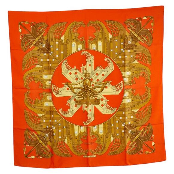 Hermes PROUES Silk Scarf - Picture 1 of 7